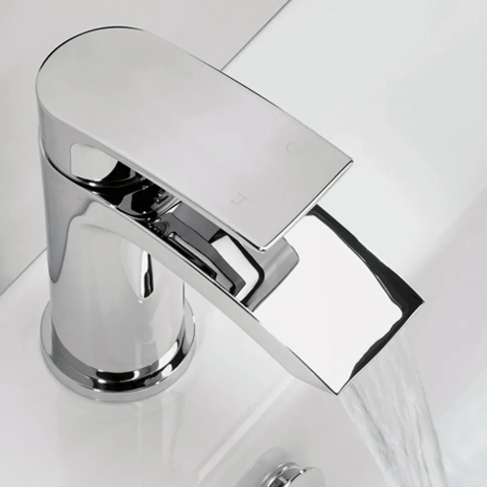 Proflow Tiera Waterfall Basin Mixer with Clicker Waste
