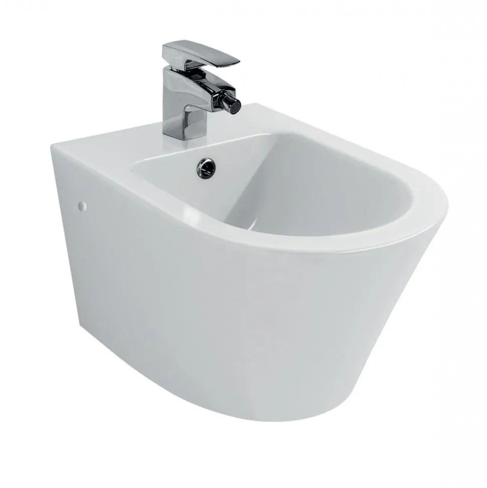 Pura Arco Wall Hung Bidet with One Tap Hole