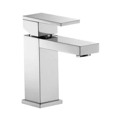 Pura Bloque Single Lever Basin Mixer with Clicker Waste