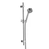 Pura Contemporary Slide Rail Kit with Multi Function ABS Handset & Rose