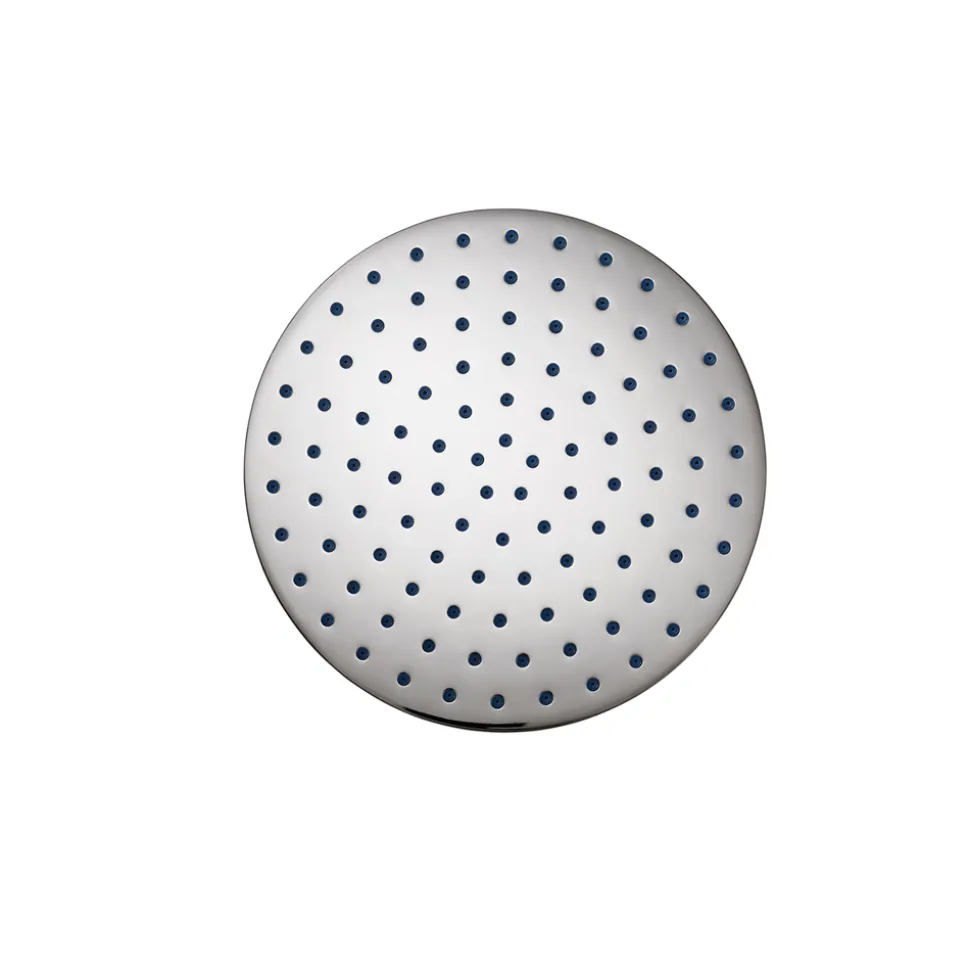 Pura Deluxe 200mm Round Brass Shower Head with Swivel Joint