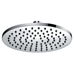 Pura Deluxe 300mm Round Brass Shower Head with Swivel Joint