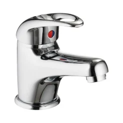 Pura DV8 Eco Mono Basin Mixer with Clicker Waste