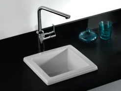 RAK Laboratory Sink 2 Single Bowl White Ceramic Sink - 330 x 330mm