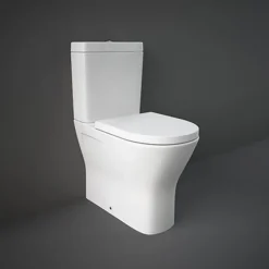 RAK Resort Maxi Comfort Height Rimless Full Back to Wall Toilet & Soft Close Seat