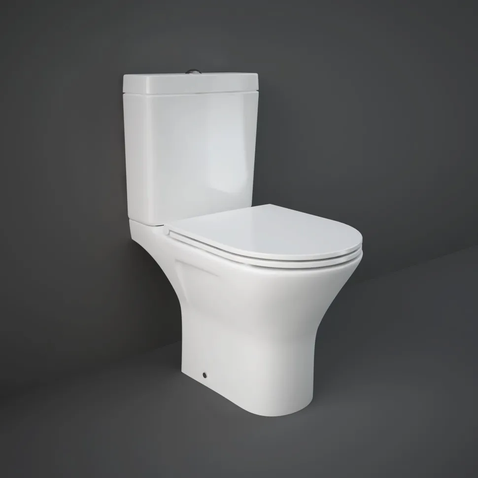 RAK Resort Mini Rimless Close Coupled Toilet & Soft Close Seat