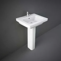 RAK Resort 1 Tap Hole Basin & Full Pedestal