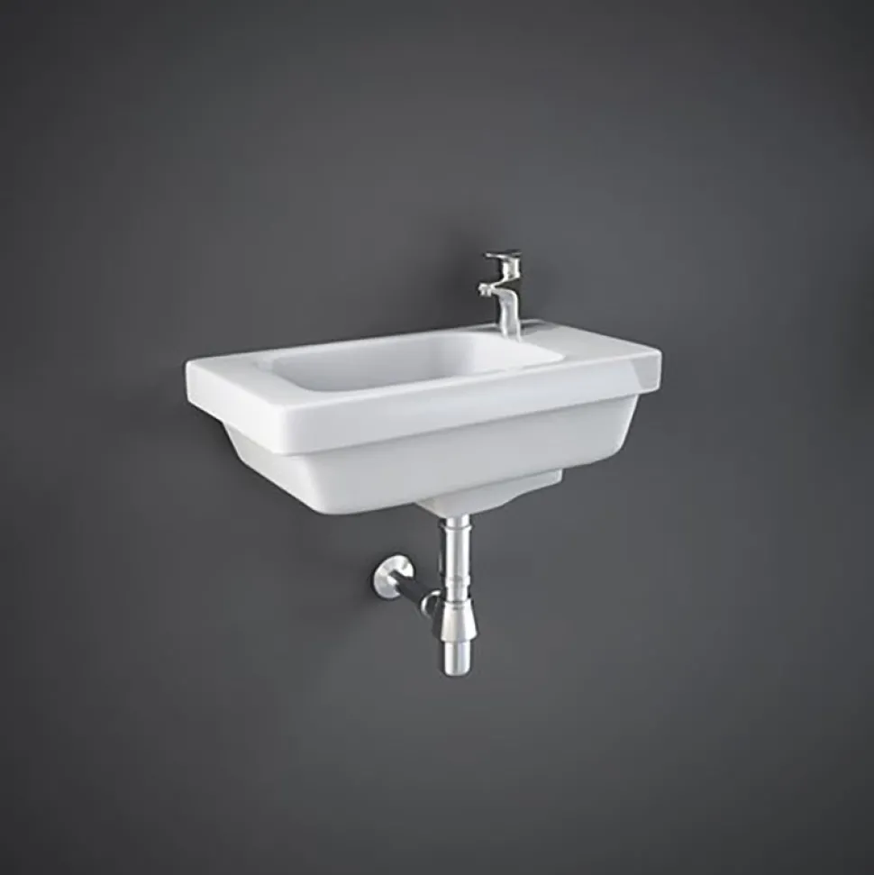 RAK Resort Wall Hung Small Cloakroom Basin 450mm