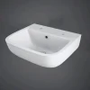 RAK Series 600 Wall Hung Cloakroom Hand Basin - 2 Tap Hole