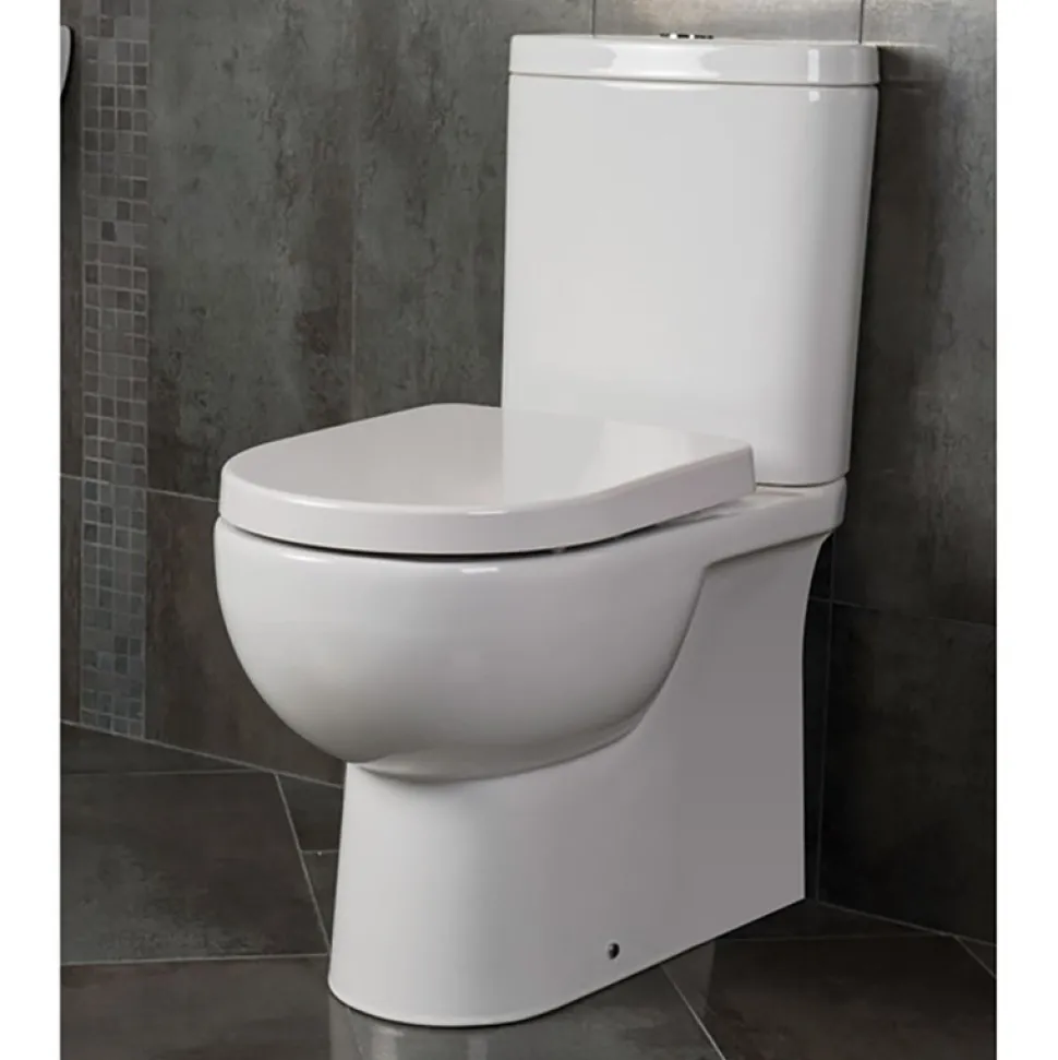 RAK Tonique Close Coupled Fully Back to Wall Toilet & Soft Close Seat