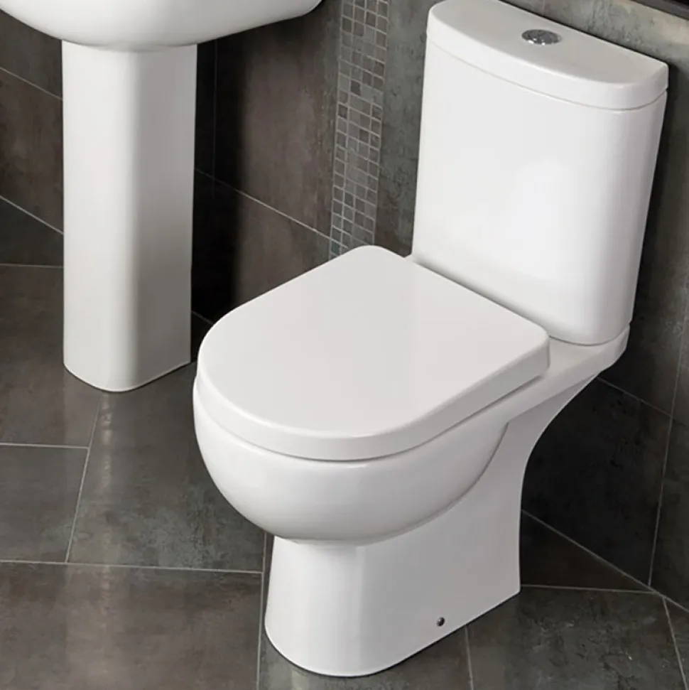 Rak Tonique Close Coupled Toilet & Soft Close Seat
