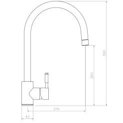 Rangemaster Aquatrend Single Lever Kitchen Mixer Tap