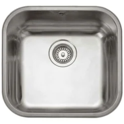 Rangemaster Atlantic Classic Single Bowl Undermount Stainless Steel Sink & Vellamo Revolve Monobloc Mixer Tap