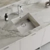 Rangemaster Baseline 1 Bowl Undermount Polished Stainless Steel Sink & Waste - 520 x 460mm