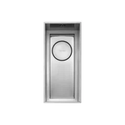 Rangemaster Baseline 1 Bowl Undermount Polished Stainless Steel Sink & Waste - Â 214 x 460mm