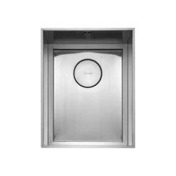 Rangemaster Baseline 1 Bowl Undermount Polished Stainless Steel Sink & Waste -  360 x 460mm          Â