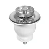 Rangemaster Classic 60mm Belfast Chrome Waste Kit For Classic Belfast 1 Bowl Sink