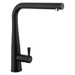 Rangemaster Conical Single Lever Mono Kitchen Mixer Tap - Matt Black