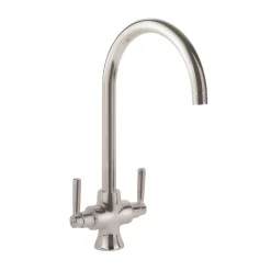 Rangemaster Cruciform Monobloc Kitchen Sink Mixer Tap - Brushed Nickel