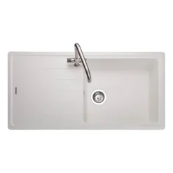 Rangemaster Elements 1 Bowl Igneous Granite Composite Kitchen Sink & Waste Kit - 1000 x 500mm