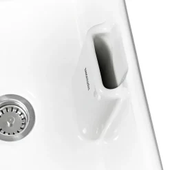 Rangemaster Farmhouse White Ceramic Belfast Sink & Waste Kit - 595 x 455mm