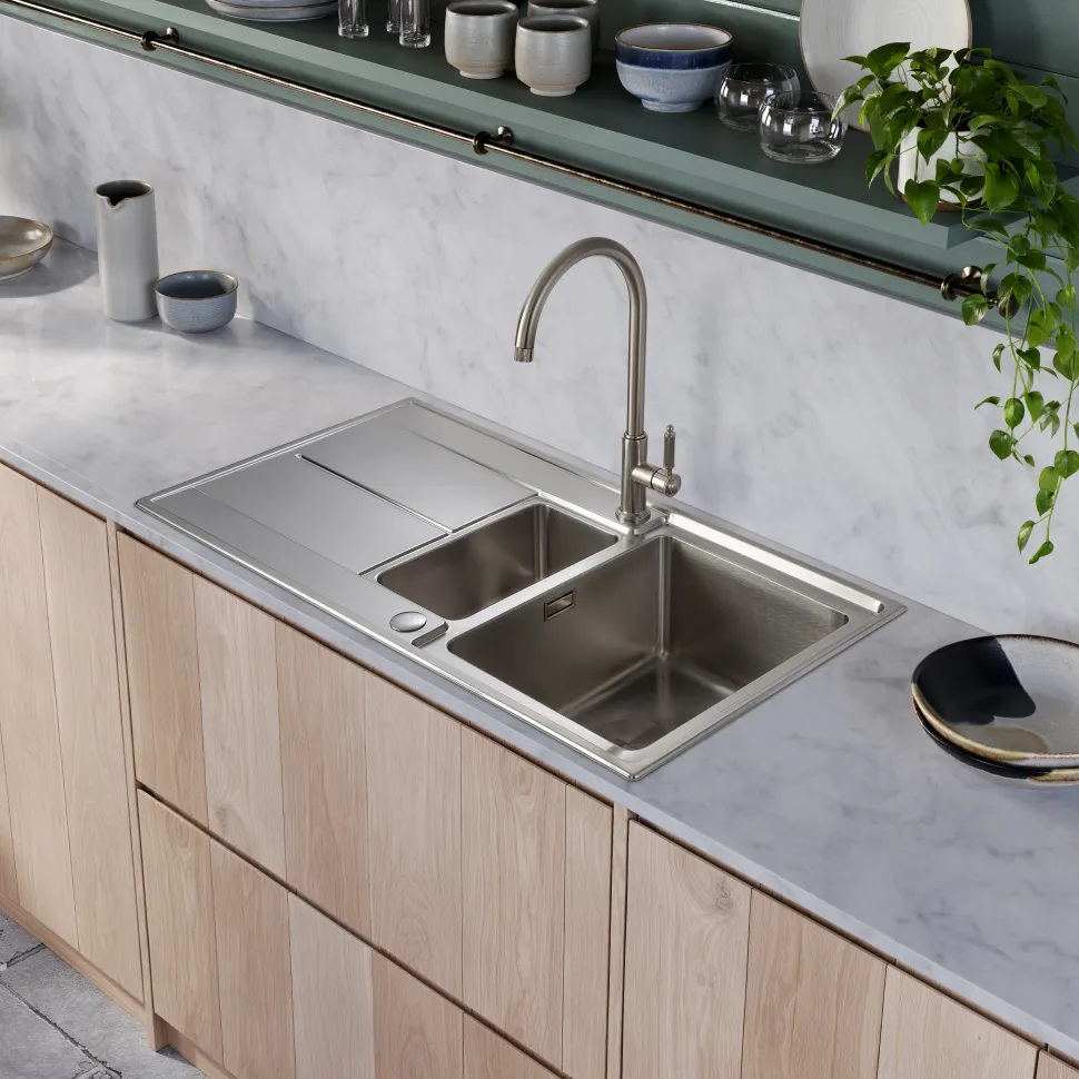 Rangemaster Hemlock Single Lever Mono Kitchen Mixer Tap