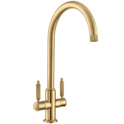 Rangemaster Hemlock Twin Lever Mono Kitchen Mixer Tap