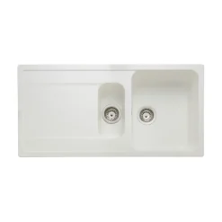 Rangemaster Loa 1.5 Bowl Igneous Granite Kitchen Sink with Reversible Drainer & Waste Kit - 1000 x 500mm