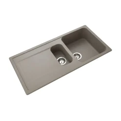 Rangemaster Loa 1.5 Bowl Igneous Granite Kitchen Sink with Reversible Drainer & Waste Kit - 1000 x 500mm