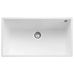 Rangemaster Oridian Undermount 1 Bowl Igneous Granite Composite Kitchen Sink & Waste Kit - 760 x 440mm
