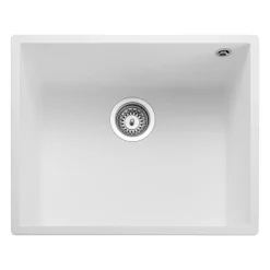Rangemaster Oridian Undermount 1 Bowl Igneous Granite Composite Kitchen Sink & Waste Kit - 540 x 440mm