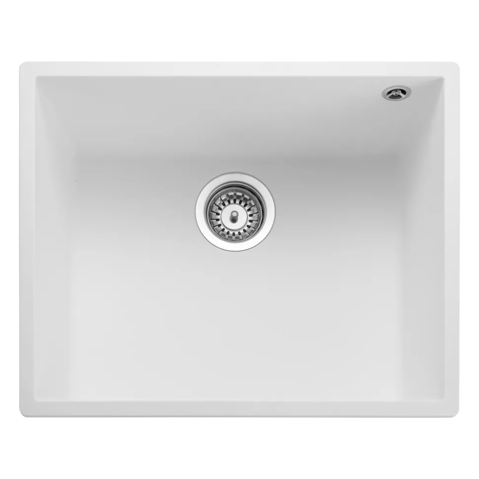 Rangemaster Oridian Undermount 1 Bowl Igneous Granite Composite Kitchen Sink & Waste Kit - 540 x 440mm