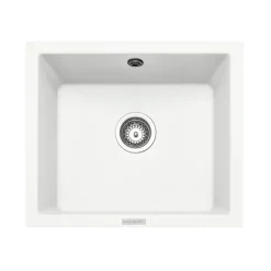 Rangemaster Paragon 1 Bowl Granite Composite Undermount Kitchen Sink & Waste Kit - 533 x 457mm