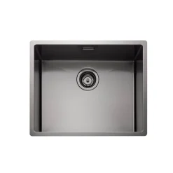 Rangemaster Spectra 1 Bowl Inset or Undermount Stainless Steel Kitchen Sink & Waste - 540 x 440mm