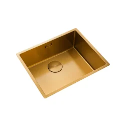 Rangemaster Spectra 1 Bowl Inset or Undermount Stainless Steel Kitchen Sink & Waste - 540 x 440mm