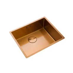 Rangemaster Spectra 1 Bowl Inset or Undermount Stainless Steel Kitchen Sink & Waste - 540 x 440mm