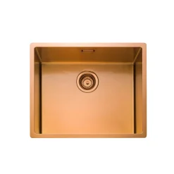 Rangemaster Spectra 1 Bowl Inset or Undermount Stainless Steel Kitchen Sink & Waste - 540 x 440mm