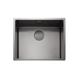 Rangemaster Spectra 1 Bowl Inset or Undermount Stainless Steel Kitchen Sink & Waste - 540 x 440mm