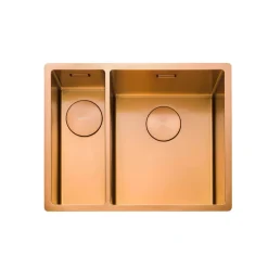 Rangemaster Spectra 1.5 Bowl Inset or Undermount Stainless Steel Kitchen Sink & Waste - 555 x 440mm