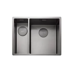 Rangemaster Spectra 1.5 Bowl Inset or Undermount Stainless Steel Kitchen Sink & Waste - 555 x 440mm