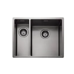 Rangemaster Spectra 1.5 Bowl Inset or Undermount Stainless Steel Kitchen Sink & Waste - 555 x 440mm