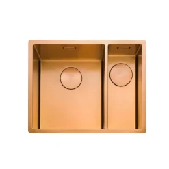 Rangemaster Spectra 1.5 Bowl Inset or Undermount Stainless Steel Kitchen Sink & Waste - 555 x 440mm