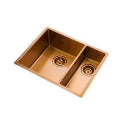 Rangemaster Spectra 1.5 Bowl Inset or Undermount Stainless Steel Kitchen Sink & Waste - 555 x 440mm