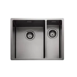 Rangemaster Spectra 1.5 Bowl Inset or Undermount Stainless Steel Kitchen Sink & Waste - 555 x 440mm