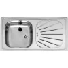 Reginox Alpha 10 Reversible Single Bowl Stainless Steel Inset Sink & Waste - 860 x 435mm