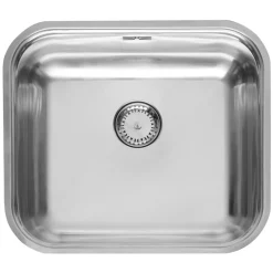 Reginox Colorado Comfort Single Bowl Stainless Steel Sink & Waste - 445 x 393mm