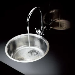 Reginox Comfort Round Bowl Stainless Steel Kitchen Sink & Waste - 440 x 440mm