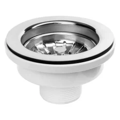 Reginox Contemporary White Ceramic Belfast Kitchen Sink - 595 x 455mm