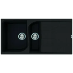 Reginox Ego 1.5 Bowl Composite Kitchen Sink with Reversible Drainer & Waste Kit - 1000 x 500mm
