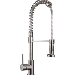 Reginox Ego Titanium Grey Granite Composite 1.5 Bowl Kitchen Sink & Vellamo FlexiSpray Mixer Tap